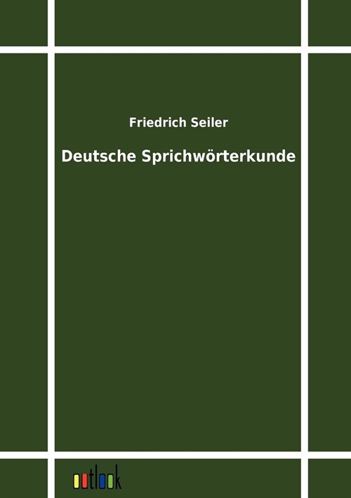Deutsche Sprichw?terkunde (Paperback)