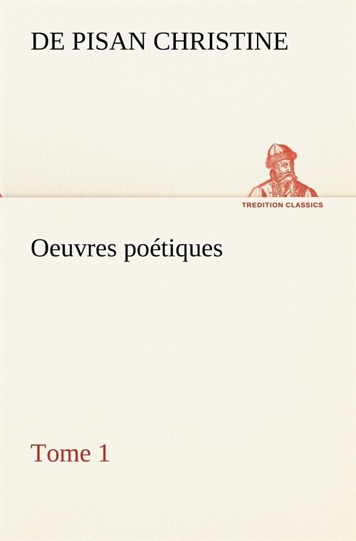 Oeuvres po?iques Tome 1 (Paperback)