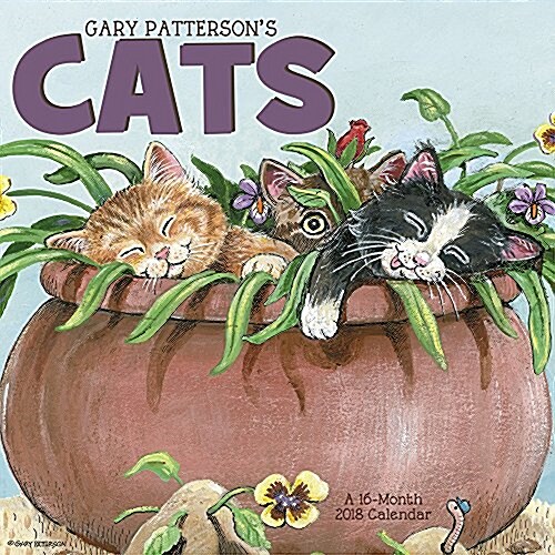 Gary Patterson뭩 Cats 2018 Calendar (Calendar, Mini)