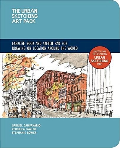 The Urban Sketching Art Pack: A Guide Book and Sketch Pad for Drawing on Location Around the World--Includes a 112-Page Paperback Book Plus 112-Page (Hardcover)