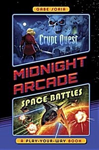 Crypt Quest/Space Battles: A Play-Your-Way Book (Hardcover)