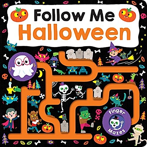 [중고] Maze Book: Follow Me Halloween (Board Books)