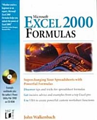 Microsoft Excel 2000 Formulas (Paperback, CD-ROM)