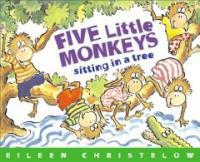 Five little monkeys sitting in a tree 표지이미지