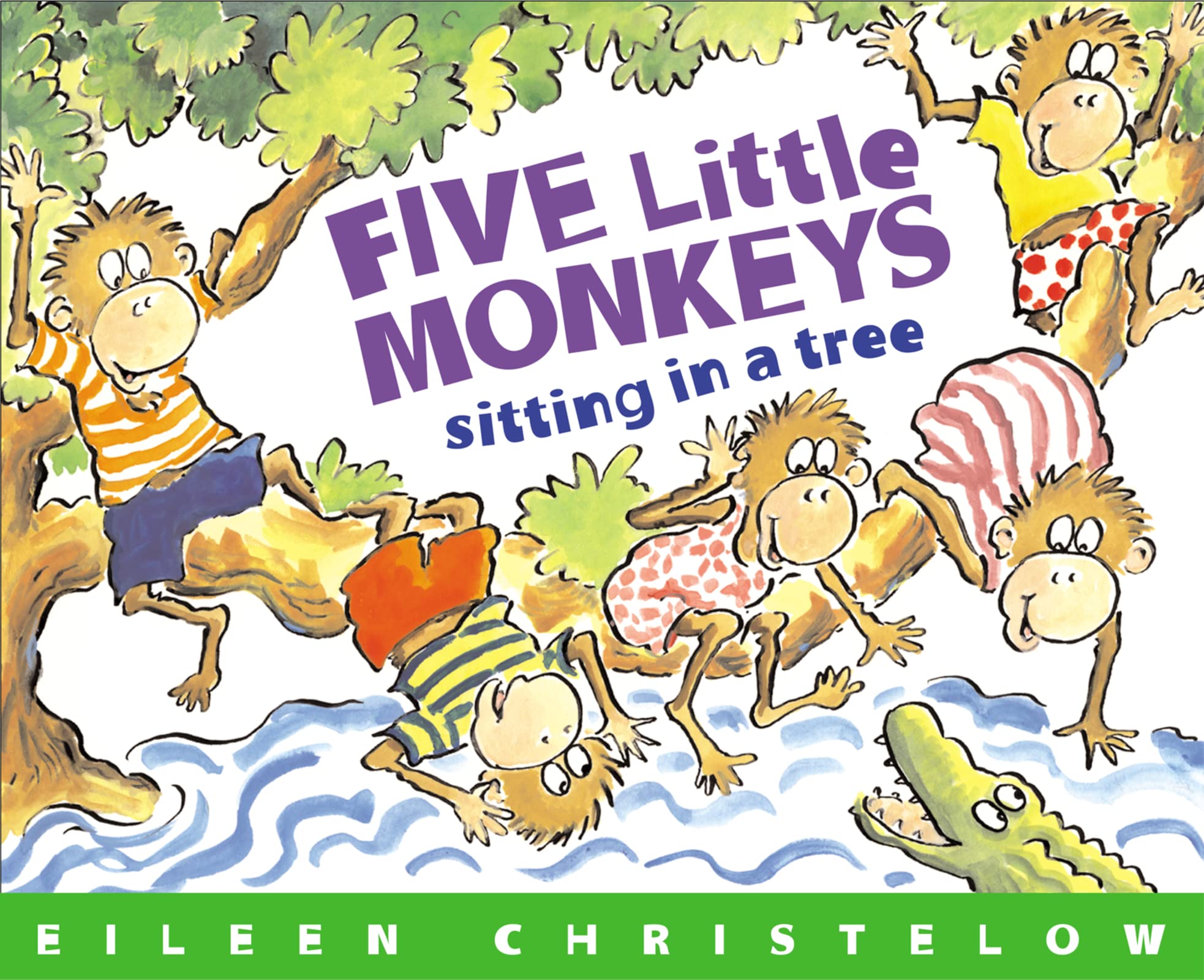 [중고] Five Little Monkeys Sitting in a Tree (Paperback)