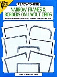 Ready-To-Use Narrow Frames and Borders (Paperback)