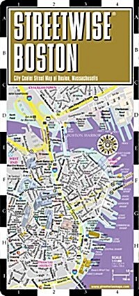 Streetwise Boston Map - Laminated City Street Map of Boston, Massachusetts: Folding Pocket Size Travel Map (Folded, 2014 Updated)