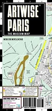 Artwise Paris Museum Map - Laminated Museum Map of Paris, France: Folding Pocket Size Travel Map (Folded, 2013 Updated)