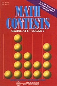 Math Contests--Grades 7 and 8 (Paperback)