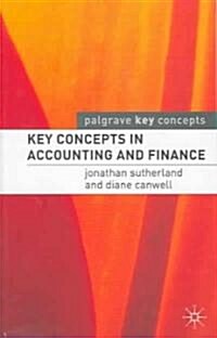 Key Concepts in Accounting and Finance (Paperback)
