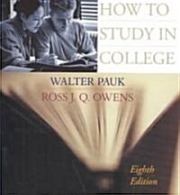 How to Study in College (Paperback, 8th)