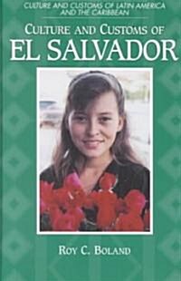 Culture and Customs of El Salvador (Hardcover)