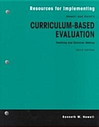 Resources for Implementing Howell and Nolets Curriculum-Based Evaluation (Paperback, 3rd)