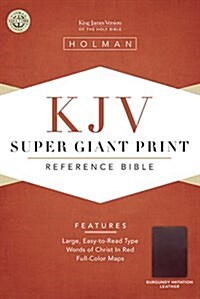 Super Giant Print Reference Bible-KJV (Imitation Leather)