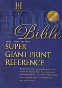 Super Giant Print Reference Bible-KJV (Bonded Leather)