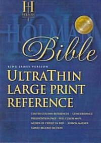 King James Version Ultrathin Large Print Reference Bible (Paperback, BOX, Large Print)