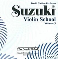 Suzuki Violin School, Vol 3 (Audio CD)