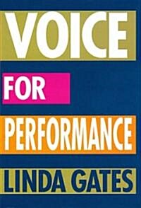 Voice for Performance (Hardcover)