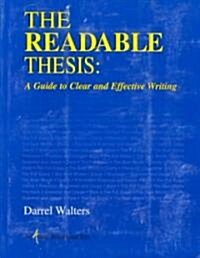Readable Thesis: Clear and Effective Writing (Hardcover)
