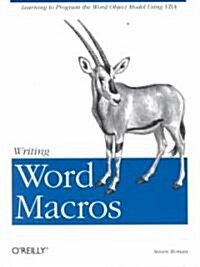 Writing Word Macros (Paperback, 2, Revised)