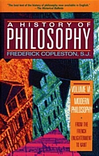 [중고] History of Philosophy, Volume 6 (Paperback, Image)