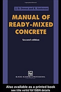 Manual of Ready-Mixed Concrete (Hardcover, 2 ed)