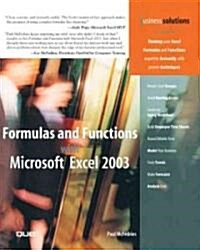 Formulas and Functions With Microsoft Excel 2003 (Paperback)