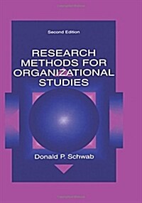 Research Methods for Organizational Studies (Hardcover, 2)