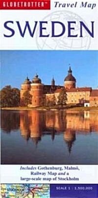 Globetrotter Sweden Travel Map (Map, FOL)