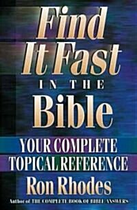 Find It Fast in the Bible (Paperback)