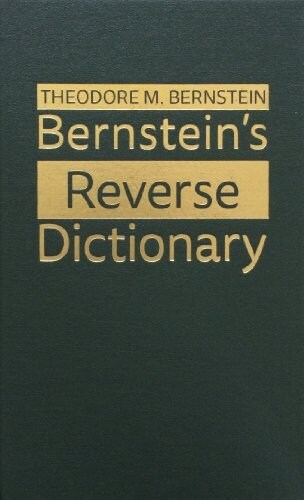 Bernsteins Reverse Dictionary (Hardcover, 2nd)