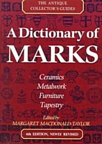 A Dictionary Of Marks (Paperback)