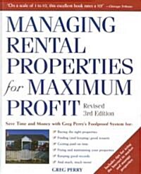 [중고] Managing Rental Properties for Maximum Profit (Hardcover, 3rd, Revised)