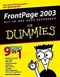 Frontpage 2003 All-in-One Desk Reference For Dummies (Paperback)