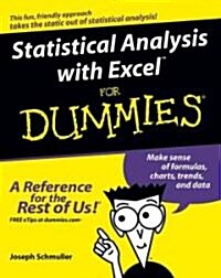 Statistical Analysis With Excel For Dummies (Paperback)