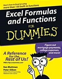 Excel Formulas And Functions For Dummies (Paperback)