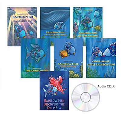 Pictory - Rainbow Fish 7종 세트 (7 books + 7 Audio CDs)