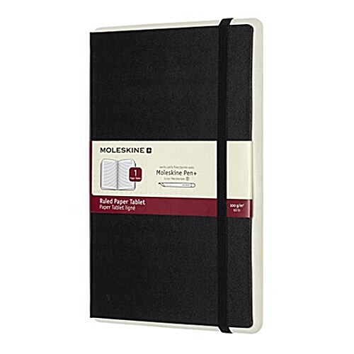 Moleskine Paper Tablet, Smart Notebook, Large, Ruled, Black, 01, Hard Cover (5 X 8.25) (Other)