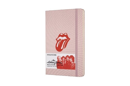 Moleskine Limited Edition Rolling Stones Notebook, Large, Ruled, Pink, Hard Cover (5 X 8.25) (Other)