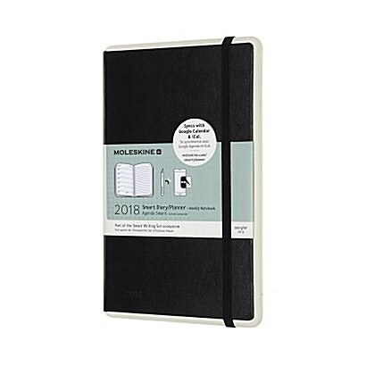 Moleskine Paper Tablet, Smart Planner, Large, Weekly Notebook, 12m, Black, Hard Cover (5 X 8.25) (Other)