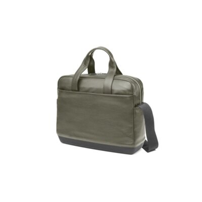 Moleskine Classic Leather Briefcase, Moss Green (Other)