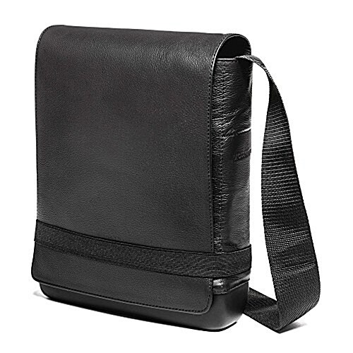 Moleskine Classic Leather Reporter Bag, Black (Other)