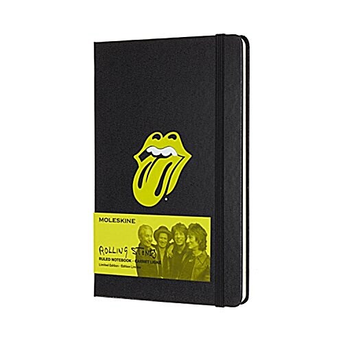 Moleskine Limited Edition Rolling Stones Notebook, Large, Ruled, Black, Hard Cover (5 X 8.25) (Other)