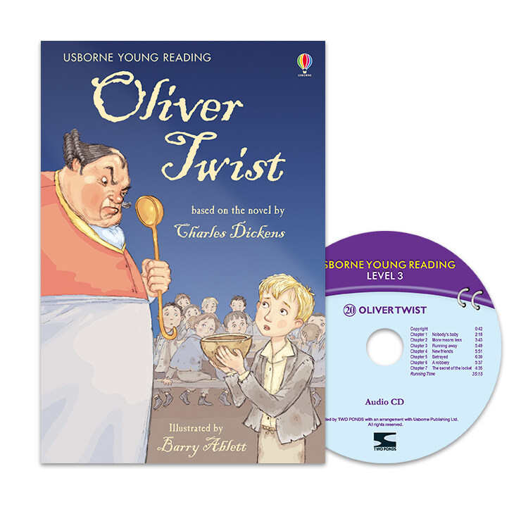 Usborne Young Reading Set 3-20 : Oliver Twist (Paperback + Audio CD 1장)