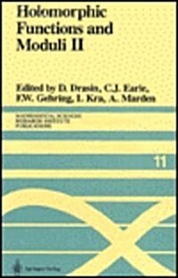 Holomorphic Functions and Moduli II (Hardcover)