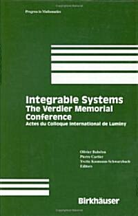 The Verdier Memorial Conference on Integrable Systems: Actes Du Colloque International de Luminy (1991) (Hardcover)