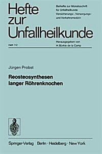 Reosteosynthesen Langer R?renknochen (Paperback)