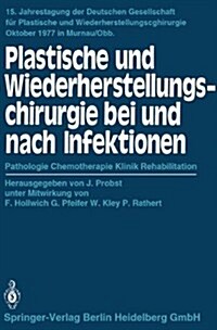 Plastische Und Wiederherstellungschirurgie Bei Und Nach Infektionen: Pathologie Chemotherapie Klinik Rehabilitation (Paperback, 1980)