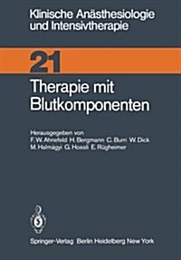 Therapie Mit Blutkomponenten (Paperback)