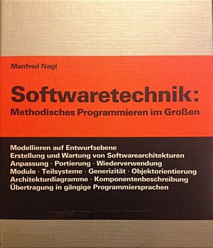 Softwaretechnik:: Methodisches Programmieren Im Groaen (Hardcover)